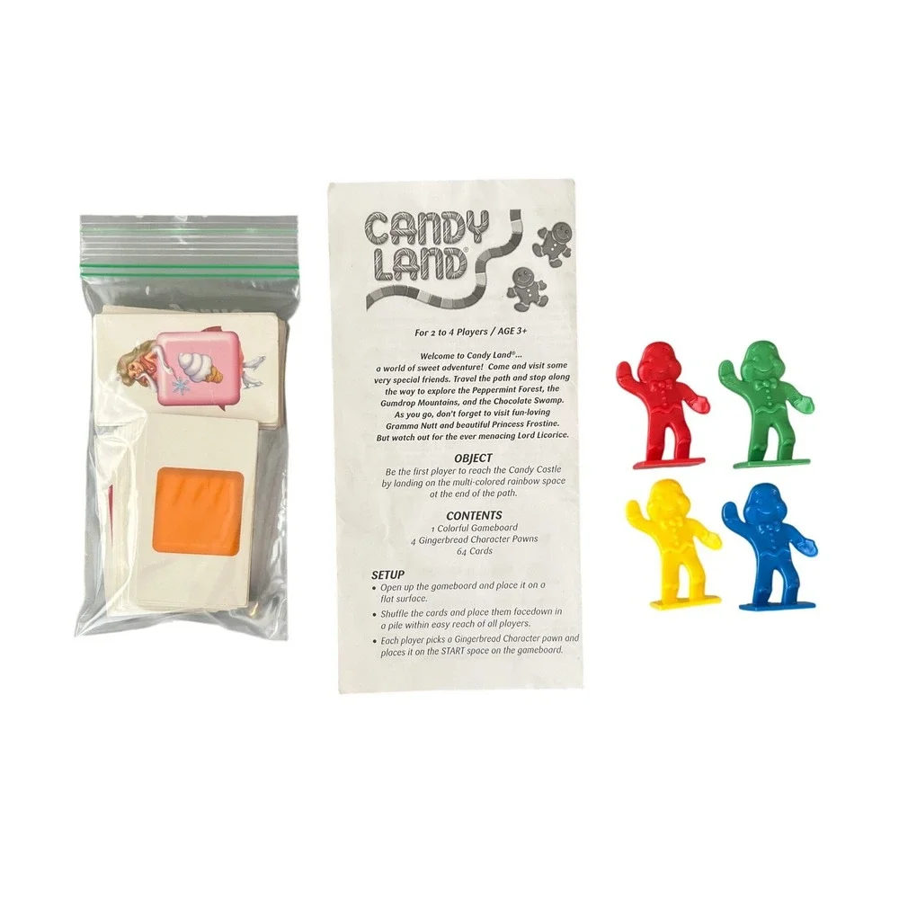 Candy Land Board Game 2004 Milton Bradley Hasbro My First Games 04700 Complete
